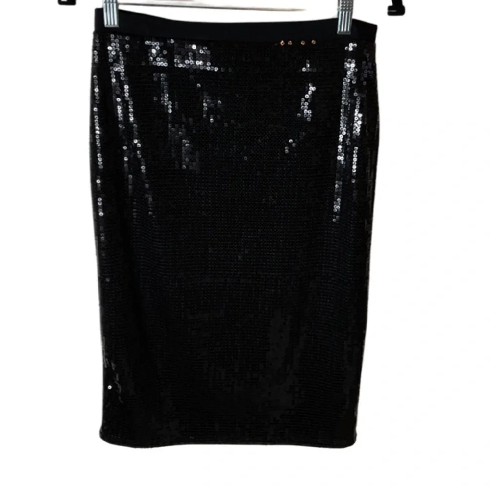 Vince Camuto Brand New with tags black sequins pencil skirt - Picture 2 of 8